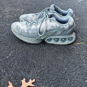 Nike Gray and Blue Athletic Shoes